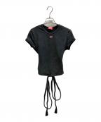 DIESELディーゼル）の古着「T-BUNNY-TAIL-R1」｜ブラック