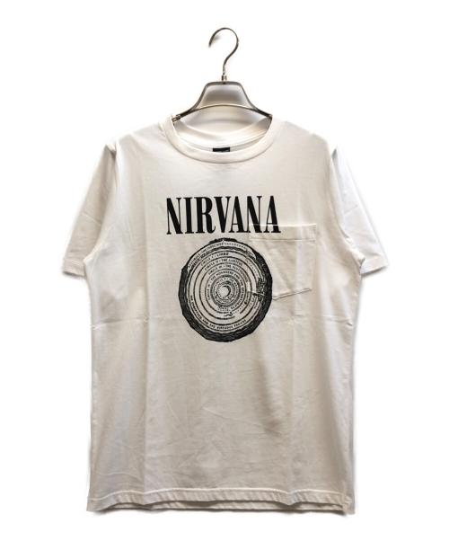 NUMBER (N)INE（ナンバーナイン）NUMBER (N)INE (ナンバーナイン) ニルヴァーナTシャツ ホワイト サイズ:2 未使用品の古着・服飾アイテム