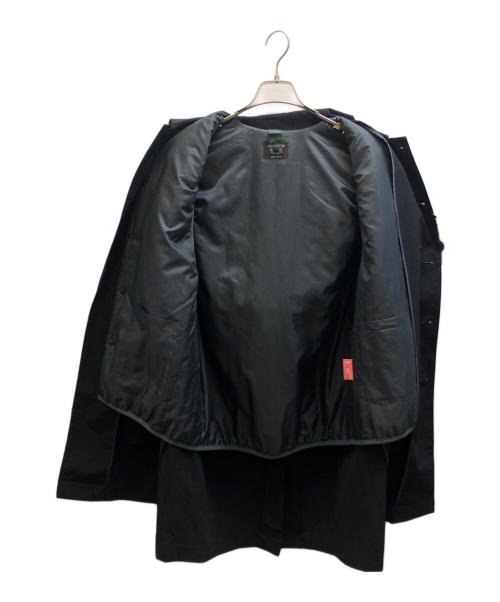 ABAHOUSE（アバハウス）ABAHOUSE (アバハウス) ライナー付ステンカラーコート ブラック サイズ:46 未使用品の古着・服飾アイテム