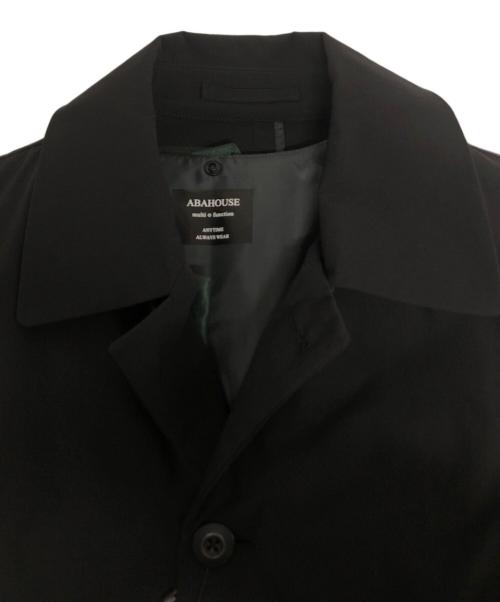 ABAHOUSE（アバハウス）ABAHOUSE (アバハウス) ライナー付ステンカラーコート ブラック サイズ:46 未使用品の古着・服飾アイテム