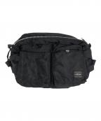 PORTERポーター）の古着「タンカー ウエストバッグ」｜ブラック