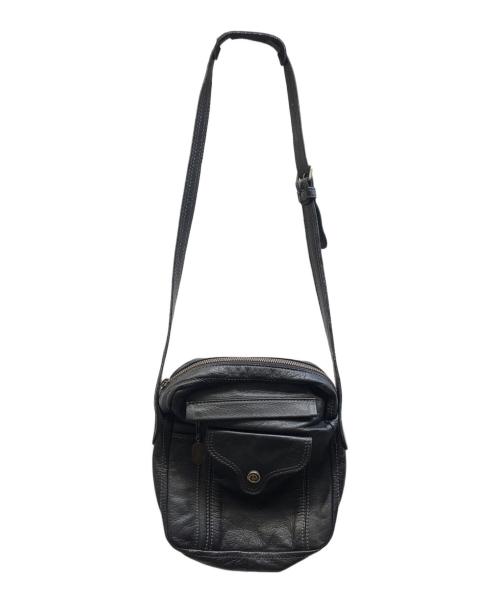 PORTER（ポーター）PORTER (ポーター) トスカーナレザーショルダーバッグ ブラックの古着・服飾アイテム
