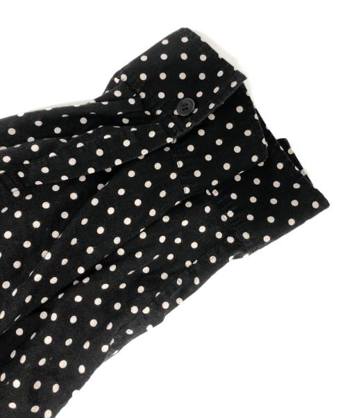 yohji yamamoto+noir（ヨウジヤマモトプリュスノアール）yohji yamamoto+Noir (ヨウジヤマモトプリュスノアール) バックロングドットシャツ ブラック サイズ:1の古着・服飾アイテム