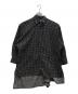 yohji yamamoto+Noir（ヨウジヤマモトプリュスノアール）の古着「バックロングドットシャツ」｜ブラック