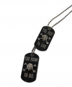 Vivienne Westwoodヴィヴィアンウエストウッド）の古着「スカルドッグタグネックレス」