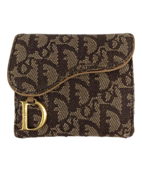 Christian Dior（クリスチャン ディオール）Christian Dior (クリスチャン ディオール) 2つ折り財布 ブラウンの古着・服飾アイテム