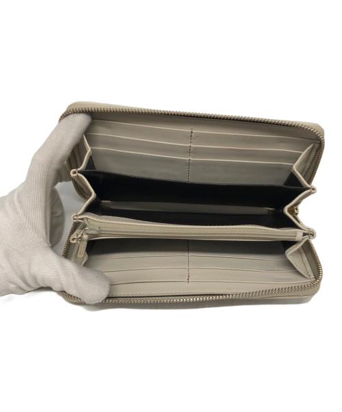 GUCCI（グッチ）GUCCI (グッチ) キャンバスロングウォレット ブラウンの古着・服飾アイテム