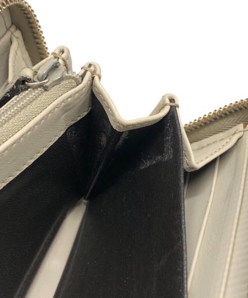 GUCCI（グッチ）GUCCI (グッチ) キャンバスロングウォレット ブラウンの古着・服飾アイテム