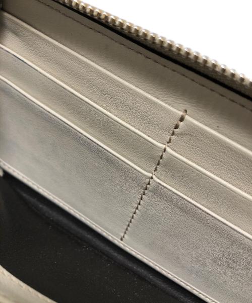 GUCCI（グッチ）GUCCI (グッチ) キャンバスロングウォレット ブラウンの古着・服飾アイテム