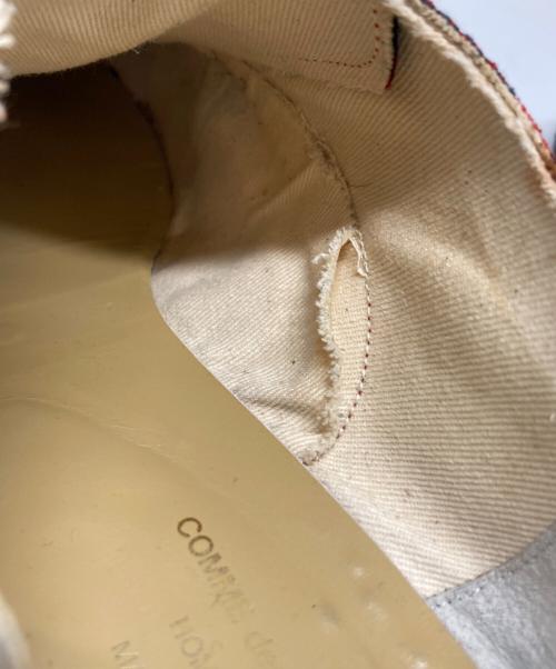 COMME des GARCONS HOMME PLUS（コムデギャルソンオムプリュス）COMME des GARCONS HOMME PLUS (コムデギャルソンオムプリュス) タータンチェックシューズ レッド サイズ:26 1/2の古着・服飾アイテム