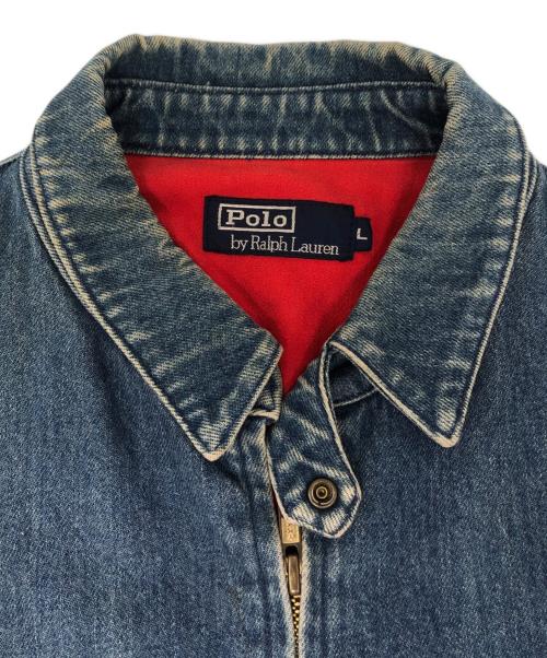 POLO RALPH LAUREN（ポロ・ラルフローレン）POLO RALPH LAUREN (ポロ・ラルフローレン) デニムスイングトップ インディゴ サイズ:Lの古着・服飾アイテム