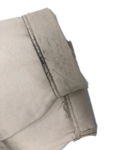 SUGARHILL（シュガーヒル）SUGARHILL (シュガーヒル) RAW-EDGE CANVAS DENIM PANTS アイボリー サイズ:86cm(W34)の古着・服飾アイテム