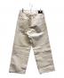 SUGARHILL (シュガーヒル) RAW-EDGE CANVAS DENIM PANTS アイボリー サイズ:86cm(W34)：18000円
