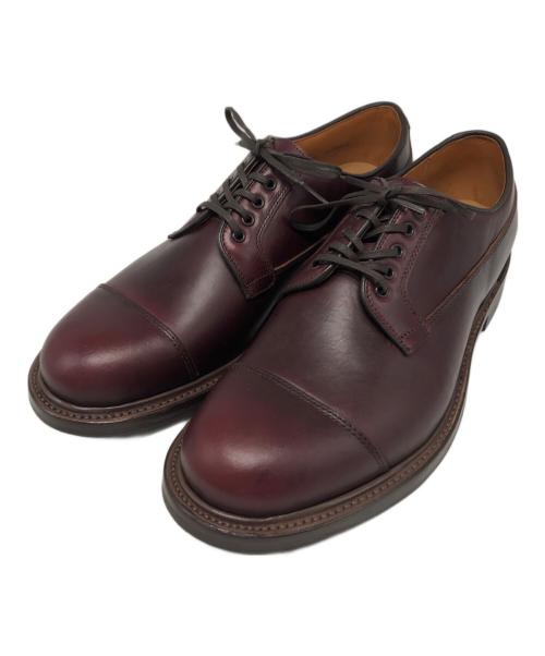 WHEEL ROBE（ウィールローブ）WHEEL ROBE (ウィールローブ) STRAIGHT TIP OXFORD ボルドー サイズ:8 1/2Eの古着・服飾アイテム