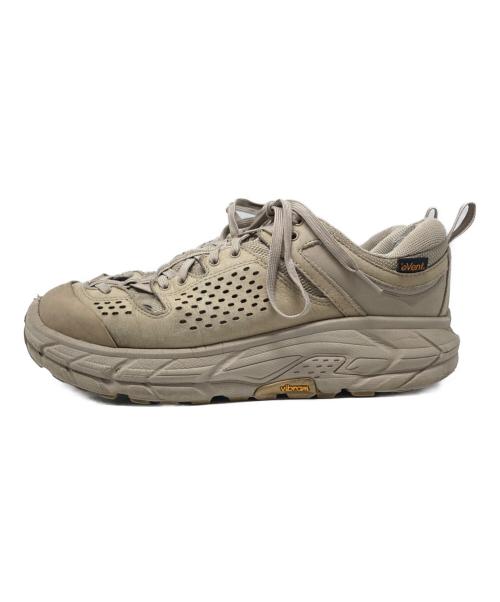 HOKAONEONE（ホカオネオネ）HOKAONEONE (ホカオネオネ) Engineered Garments (エンジニアド ガーメンツ) ローカットスニーカー ベージュ サイズ:USw10の古着・服飾アイテム
