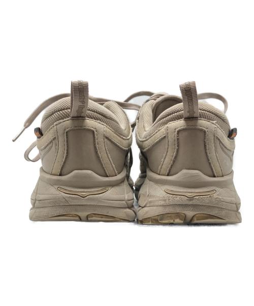 HOKAONEONE（ホカオネオネ）HOKAONEONE (ホカオネオネ) Engineered Garments (エンジニアド ガーメンツ) ローカットスニーカー ベージュ サイズ:USw10の古着・服飾アイテム