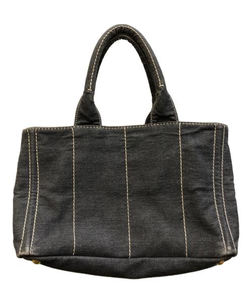 PRADA（プラダ）PRADA (プラダ) カナパデニムトートバッグ グレーの古着・服飾アイテム