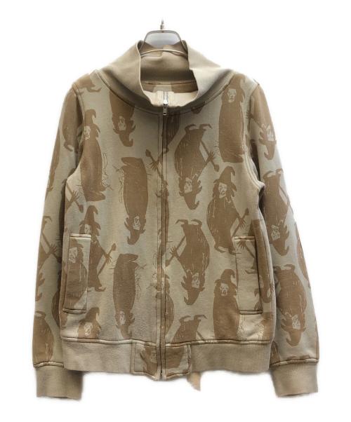 UNDERCOVER（アンダーカバー）UNDERCOVER (アンダーカバー) 魔女柄トラックジャケット ベージュ サイズ:Ⅿの古着・服飾アイテム