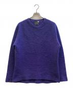 ATONエイトン）の古着「ファーカシミヤクルーネックセーター」｜パープル