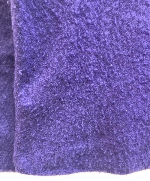 ATON（エイトン）ATON (エイトン) ファーカシミヤクルーネックセーター パープル サイズ:6の古着・服飾アイテム