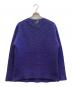 ATON（エイトン）の古着「ファーカシミヤクルーネックセーター」｜パープル