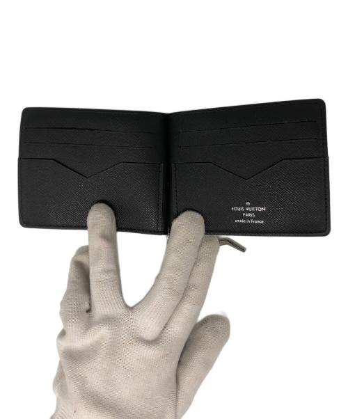 LOUIS VUITTON（ルイ ヴィトン）LOUIS VUITTON (ルイ ヴィトン) ダミエグラフィット ポルトフォイユパンス ノワール マネークリップ ブラックの古着・服飾アイテム