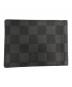 LOUIS VUITTON (ルイ ヴィトン) ダミエグラフィット ポルトフォイユパンス ノワール マネークリップ ブラック：30000円