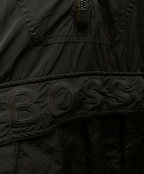 BOSS HUGO BOSS（ボス ヒューゴボス）BOSS HUGO BOSS (ボス ヒューゴボス) 中綿アノラックパーカー ブラック サイズ:UK 48の古着・服飾アイテム