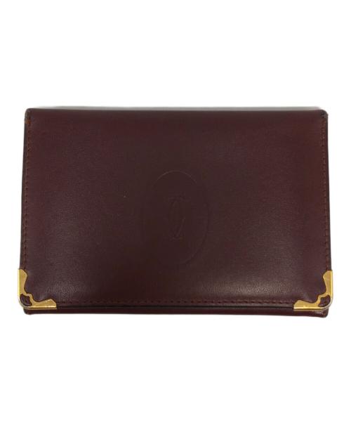 Cartier（カルティエ）Cartier (カルティエ) パスケース レッドの古着・服飾アイテム