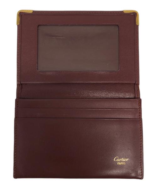 Cartier（カルティエ）Cartier (カルティエ) パスケース レッドの古着・服飾アイテム