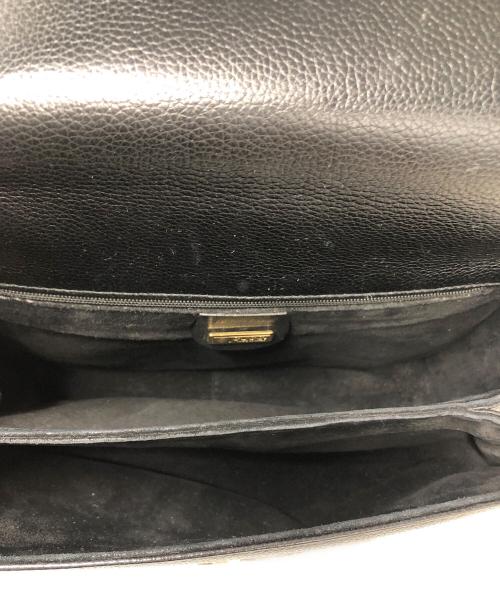 GUCCI（グッチ）GUCCI (グッチ) オールドレザーショルダーバッグ ブラックの古着・服飾アイテム