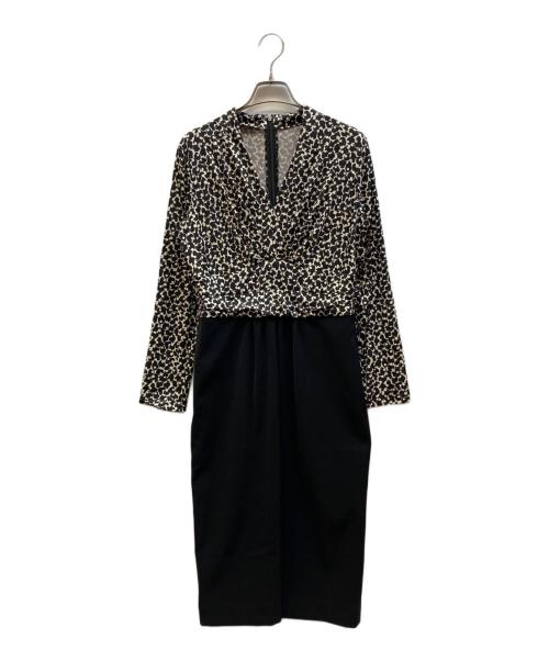 kay me（ケイミー）kay me (ケイミー) 総柄ワンピース ブラック サイズ:9の古着・服飾アイテム