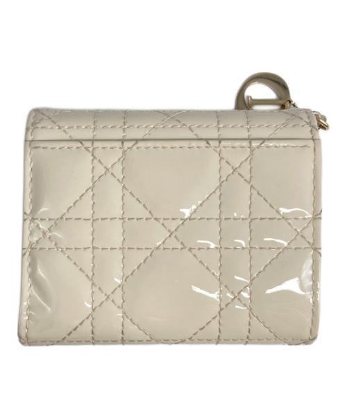 Christian Dior（クリスチャン ディオール）Christian Dior (クリスチャン ディオール) 3つ折り財布 ホワイトの古着・服飾アイテム