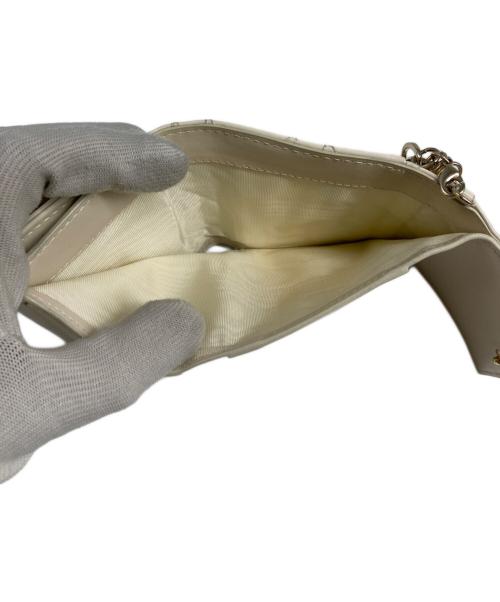 Christian Dior（クリスチャン ディオール）Christian Dior (クリスチャン ディオール) 3つ折り財布 ホワイトの古着・服飾アイテム