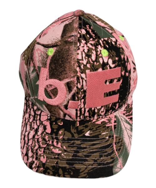 b.Eautiful（ビービューティフル）B.eautiful (ビービューティフル) リアルツリー柄キャップ ピンクの古着・服飾アイテム