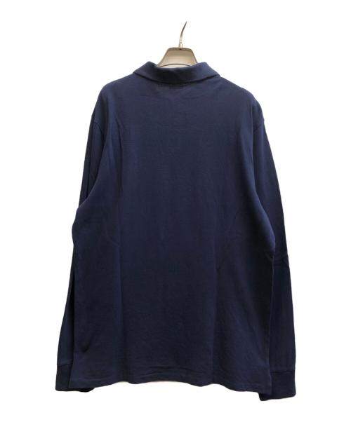 POLO RALPH LAUREN（ポロ・ラルフローレン）POLO RALPH LAUREN (ポロ・ラルフローレン) 長袖ポロシャツ ネイビー サイズ:Lの古着・服飾アイテム