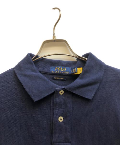 POLO RALPH LAUREN（ポロ・ラルフローレン）POLO RALPH LAUREN (ポロ・ラルフローレン) 長袖ポロシャツ ネイビー サイズ:Lの古着・服飾アイテム