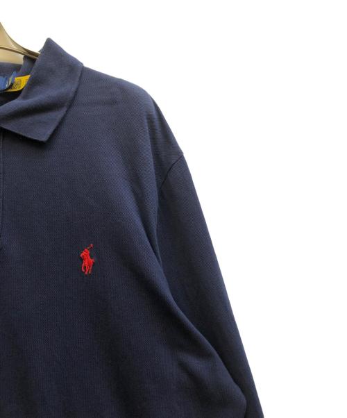 POLO RALPH LAUREN（ポロ・ラルフローレン）POLO RALPH LAUREN (ポロ・ラルフローレン) 長袖ポロシャツ ネイビー サイズ:Lの古着・服飾アイテム