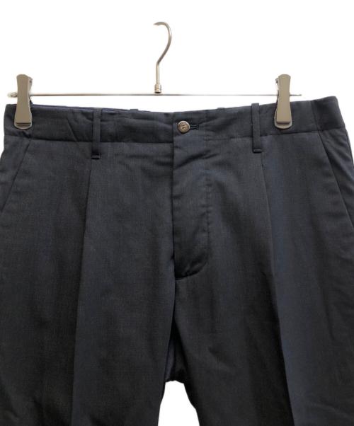 giab's ARCHIVIO（ジャブス アルキヴィオ）giab's ARCHIVIO (ジャブス アルキヴィオ) ウールストレッチ 1プリーツパンツ グレー サイズ:46の古着・服飾アイテム