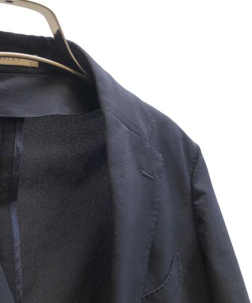 ESTNATION（エストネーション）ESTNATION (エストネーション) リップストップ リラックスジャケット ブラック サイズ:Ⅿの古着・服飾アイテム