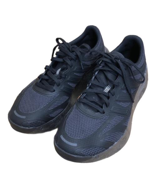 adidas（アディダス）adidas (アディダス) ローカットスニーカー ブラック サイズ:27cmの古着・服飾アイテム