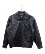 Cambridge Classicsケンブリッジ・クラシックス）の古着「レザージャケット」｜ブラック