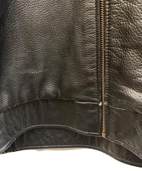 Cambridge Classics（ケンブリッジ・クラシックス）CAMBRIDGE CLASSICS (ケンブリッジ・クラシックス) レザージャケット ブラック サイズ:Ⅼの古着・服飾アイテム