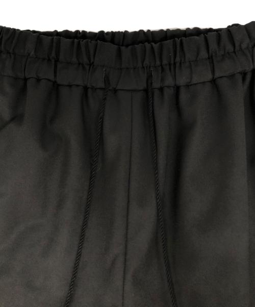 ASTRAET（アストラット）ASTRAET (アストラット) アセテート サテン ソクショウ ワイドパンツ ブラック サイズ:00の古着・服飾アイテム