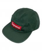 SUPREMEシュプリーム）の古着「washed chino twill camp cap」｜グリーン