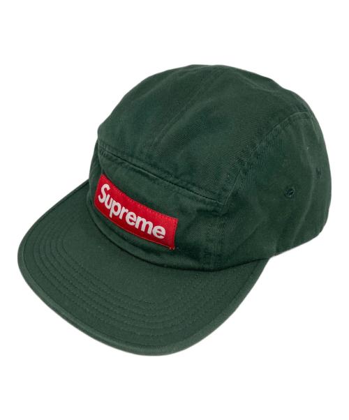 SUPREME（シュプリーム）Supreme (シュプリーム) washed chino twill camp cap グリーンの古着・服飾アイテム