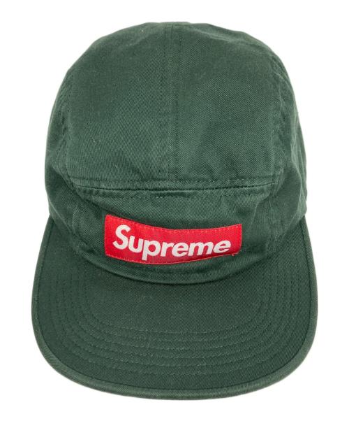SUPREME（シュプリーム）Supreme (シュプリーム) washed chino twill camp cap グリーンの古着・服飾アイテム