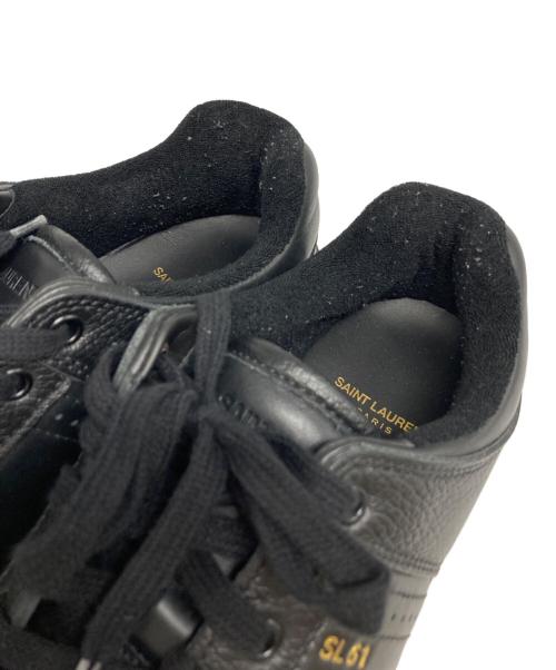 Saint Laurent Paris（サンローランパリ）Saint Laurent Paris (サンローランパリ) 61 ロートップ スニーカー ブラック サイズ:43の古着・服飾アイテム