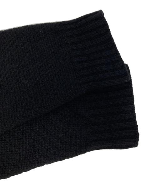 STONE ISLAND（ストーンアイランド）STONE ISLAND (ストーンアイランド) MAGLIA ラムウール フード付き ジップセーター ブラック サイズ:XLの古着・服飾アイテム