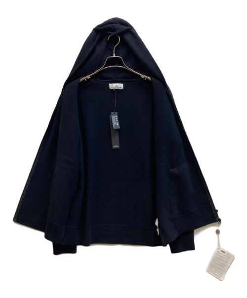 STONE ISLAND（ストーンアイランド）STONE ISLAND (ストーンアイランド) MAGLIA ジップニットパーカー ブラック サイズ:XL 未使用品の古着・服飾アイテム